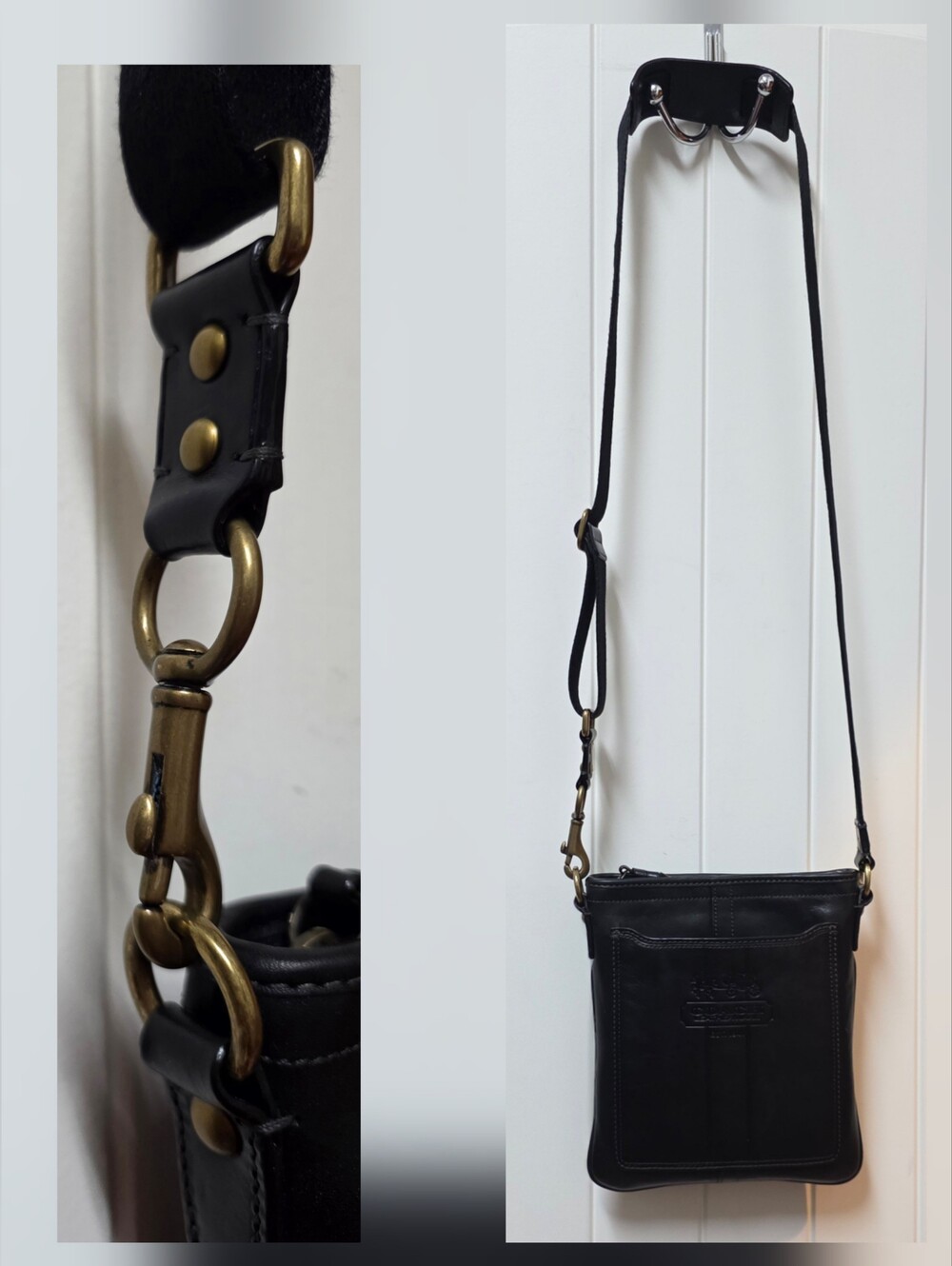 COACH Heritage Crossbody Flight Bag #41004 - Picture 13 of 16